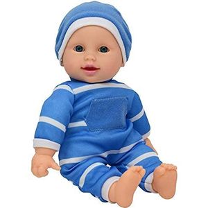 The New York Doll Collection 11 inches / 28 cm Zacht Lichaam Pop in Geschenk Doos - 11 inches / 28 cm Baby Pop (Jongen)