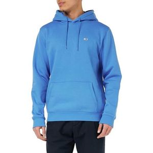 Tommy Jeans TJM Regular Fleece Hoodie voor heren, Meridian Blauw, XL