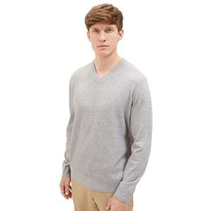TOM KLEERMAKER behaaglijke gebreide herentrui met V-hals