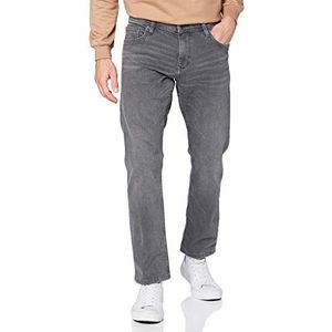 ESPRIT Stretch jeans met Organic Cotton, Grijs medium washed, 28W x 30L
