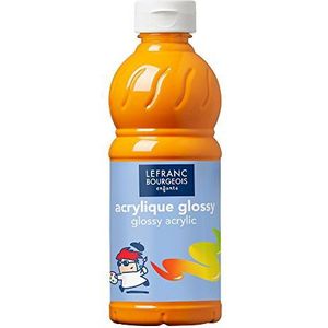 Lefranc & Bourgeois Glossy Kinder - Acrylfarben, 500ml Tube - Goldgelb
