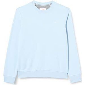 s.Oliver Heren sweatshirt met ronde hals, blauw, XL