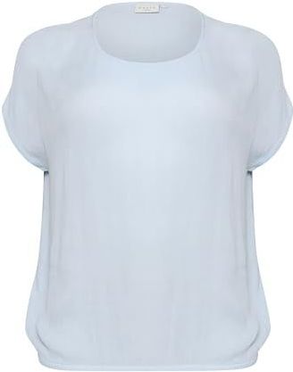 Blouse - Loose Fit - Korte Mouwen - 100% Viscose - Zwart