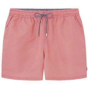 Hackett London Heren Swim Trim Hackett Shorts, Rood (Rood), S, Rood (Rood), S