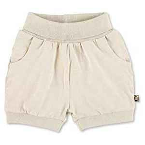 Sterntaler Unisex Baby GOTS broek kort Emmi peuteruitrusting, beige, 56 cm