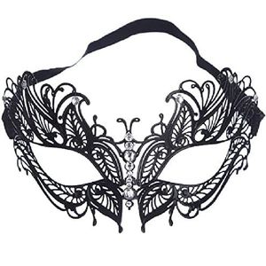Venetiaans Masker, Metalen Dames Maskerade Maskers Carnaval Masker Perfect voor Bruiloft, Feest