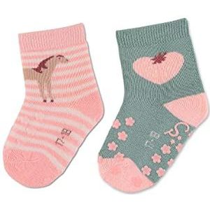 Sterntaler Meisjes Abs-kruipsokken. Dp paard sokken, roze, 22 EU