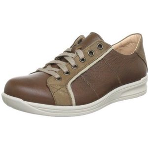 Jomos Maryland 4 805202-268-3080 dames lage veterschoenen, Braun Noten Nougat Dune 3080, 43 EU Breed