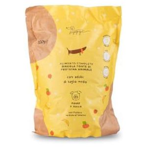 Hygge dog Kroketten droogvoer voor honden monoproteïne op basis van varkensvlees, natuurlijk voer, volledige voeding, gezond en evenwichtig voor kleine honden