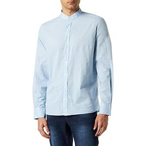 Hackett London Heren GMT geverfd Mussola P Shirt, Hemel, 3XL