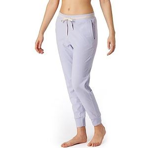 Schiesser Lange pyjamabroek voor dames, met manchetten, stretchmix van katoen en relax, Lila, 48