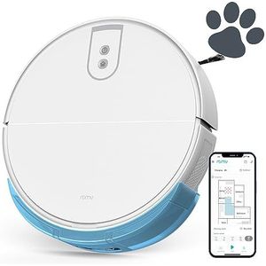 ROMY L6 Animal Smart Home robotstofzuiger met dweilfunctie, 5200 Pa zuigkracht, stille robotstofzuiger, geoptimaliseerd voor dierenharen, tapijt, harde vloeren, XXL stofreservoir in plaats van