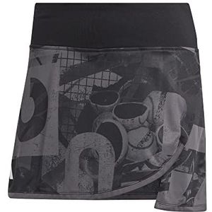 adidas Dames Rock Club Graphskirt, Grey Five/Black/Carbon, HR6492, L