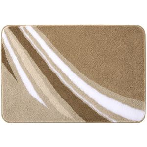 Meusch Badmat Lyra, kleur: Toffee, materiaal: 100% polyacryl, afmetingen: 60x 90 cm