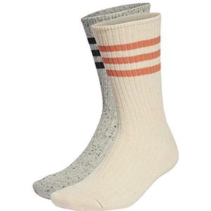 adidas, Lounge Crew Socks 2 paar, sokken, meerkleurig/meerkleurig, M, uniseks - volwassenen