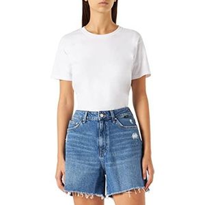Mavi Millie Shorts voor dames, Indigo denim, 31W/Kort