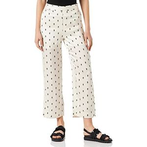 Part Two Pilupw Pa Pants Easy Fit dames, Neutral Graphic Print, 36