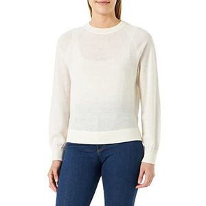 BOSS C_fanaria gebreide sweater voor dames, Open White118, L