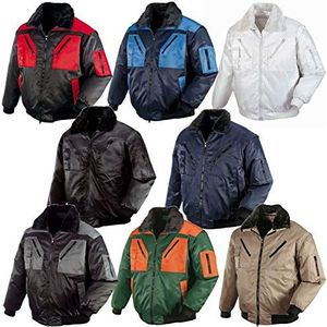 teXXor Piloten Oslo werkjas met afneembare mouwen, 3XL, wit, 4175