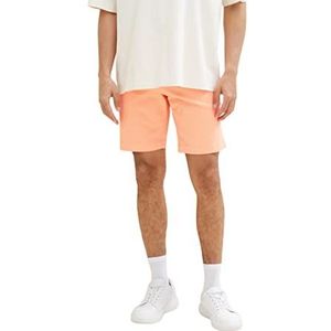 TOM TAILOR Slim chino bermuda shorts voor heren met stretch, 22240 - Springtime Peach, 30