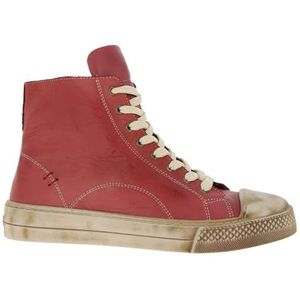 Andrea Conti Damessneakers met veters, Bordo/Creme Used, 37 EU, Bordo Crème Used, 37 EU