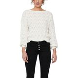 ONLY Dames Onlbrynn Life Structure L/S Pul KNT Noos Pullover, cloud dancer, S