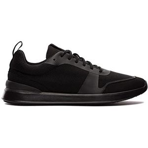 Clarks Heren LT Lace Sneaker, Black Knit, 46 EU