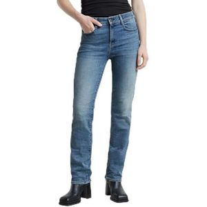 G-STAR RAW Strace Straight Wmn Jeans voor dames, Sun Faded Niagara, 30W / 32L