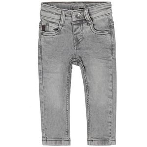 Koko Noko Jongens Jongens Light Grey Jeans, Grey jeans., 6 Maanden