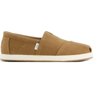 TOMS Heren Alp FWD Loafer Flat, Toffee Gerecycled Katoen Gewaxt Canvas, 43 EU