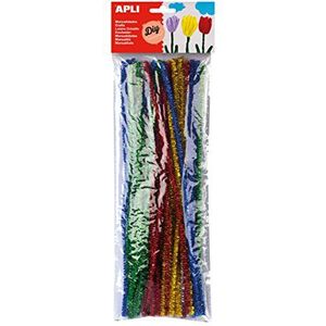 Apli Kids Glitter Pipe Cleaners - diverse kleuren (Pack van 50)