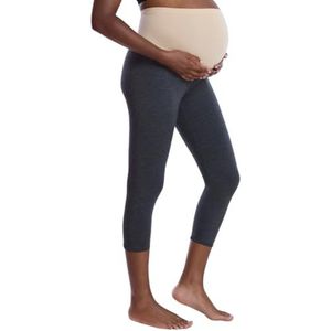 Motherhood Maternity Dames Essential Stretch Crop Lengte Secret Fit Buik Leggings - grijs - M