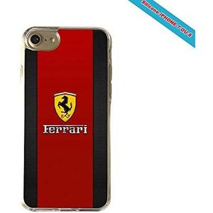 Neatik beschermhoes voor iPhone 8, siliconen, motief: Fan du Logo Ferrari