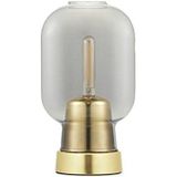 Norman Copenhagen Simon Legald tafellamp, glas, grijs, 26,5,14cm