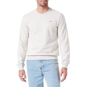 s.Oliver Heren sweatshirts lange mouwen, crème, 3XL