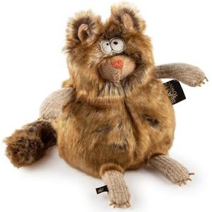 SIGIKID 38456 Fritze Beasts Town, knuffeldier voor kinderen en volwassenen, aanbevolen vanaf 3 jaar, bruin, groot