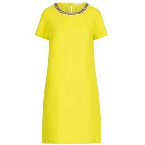 Mint & Mia Dames linnen casual jurk, lime, 38
