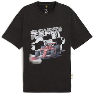 PUMA - Scuderia Ferrari - T-shirt - Zwart - Korte Mouwen