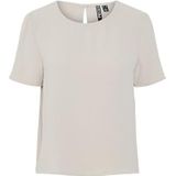 Pcanna Ss O-Neck Top Noos Bc, Zilvergrijs, M