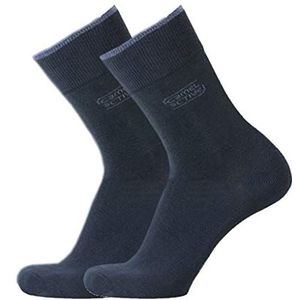 camel active Heren Camel Active Socke 'Basic', 2 Paar sokken, blauw (dark blue 545)., 39/42 EU