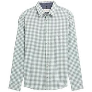 TOM TAILOR heren overhemd, 38462 - Dust Green Vichy Check, XXL