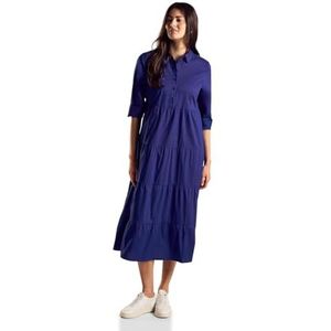 STREET ONE maxi-jurk met volants, violet blue, 36