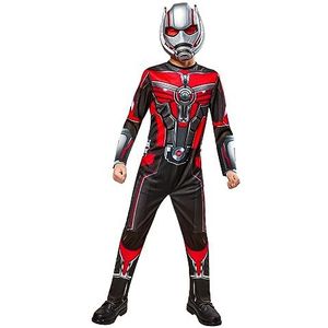 Rubies Antman Am3 Classic kostuum voor kinderen, bedrukte jumpsuit en masker, officiële Marvel outfit voor carnaval, Kerstmis, verjaardag, feest en Halloween.