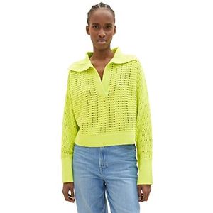 TOM TAILOR Denim Dames trui 1035410, 24702 - Neon Lime, L