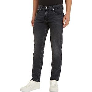 Calvin Klein Jeans Authentieke rechte spijkerbroek voor heren, Denim Zwart, 29W / 32L