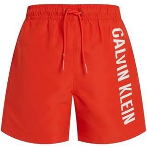 CK JEANS Boardshorts - Rood - Katoen - Medium Trekkoord