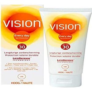 Vision Every Day Sun Protection SPF 30, zonnebrand, voor langdurige zonbescherming, zeer waterbestendig, beschermingsfactor 30, 100 ml