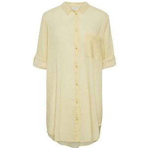 KAFFE Kavian Shirt Dress 3/4 jas, Golden Haze, 34 dames