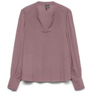 VERO MODA Vmesther Ls Top WVN Ga Noos, Nostalgia Rose, XL