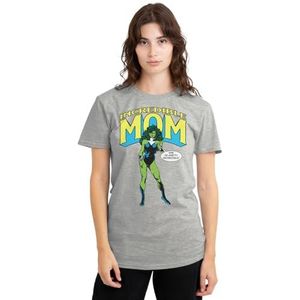 She Hulk Moederdag ongelooflijke moeder dames T-shirt, atletische heide, medium, Atletische Heather, M